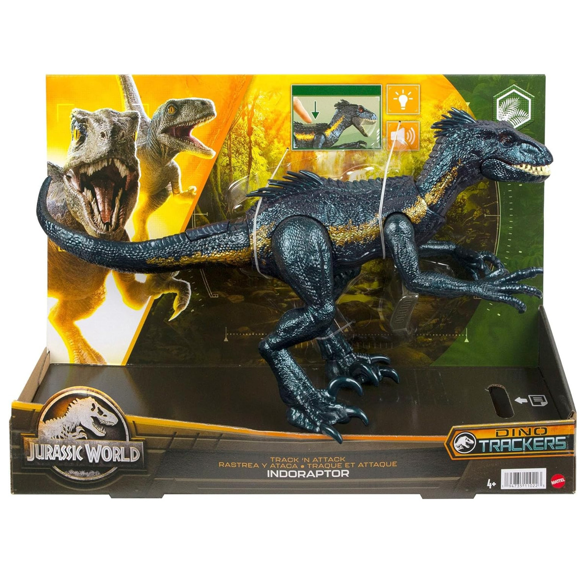 MATTEL Jurassic World Dino Trackers Indoraptor
