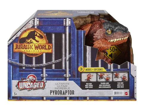 MATTEL Jurassic World Dominion Uncaged Creature Dinosauro Piroraptor GYW89