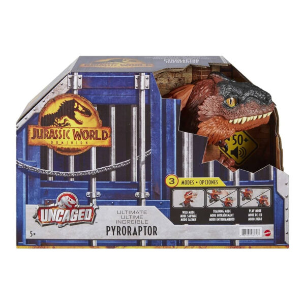 MATTEL Jurassic World Dominion Uncaged Creature Dinosauro Piroraptor GYW89