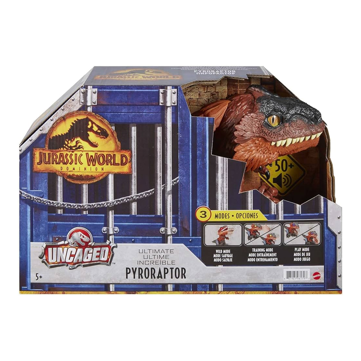 MATTEL Jurassic World Dominion Uncaged Creature Dinosauro Piroraptor GYW89