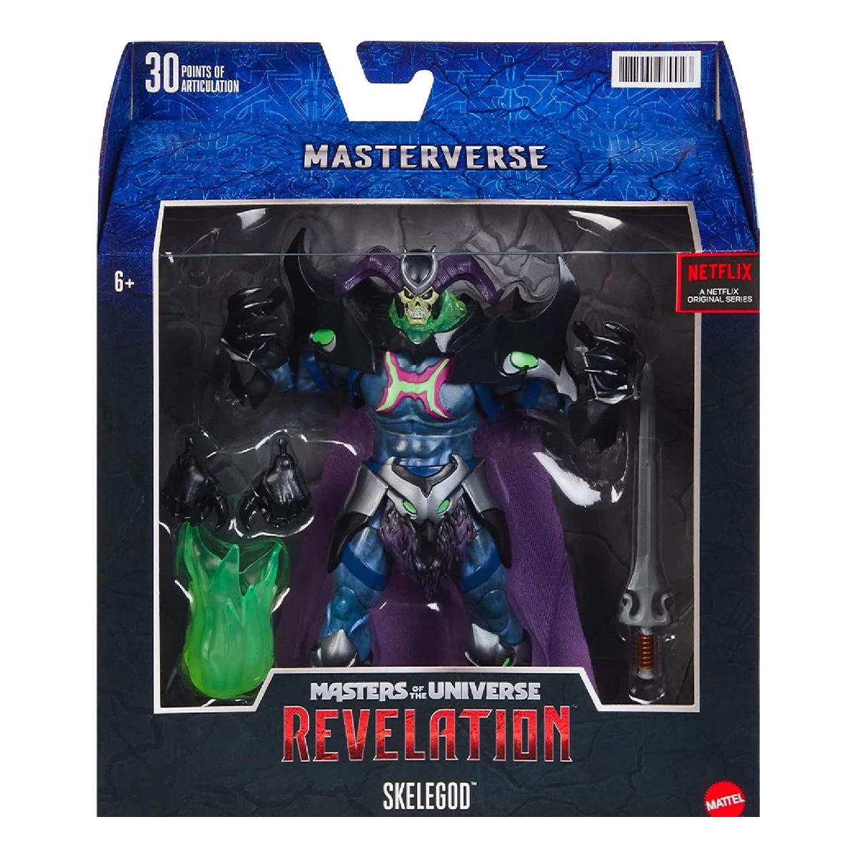 MATTEL Masters of the Universe Revelations Skeletor Skelegod 18 cm