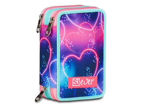 SEVEN SJ Ever Astuccio 3 Zip Multiheart Girl