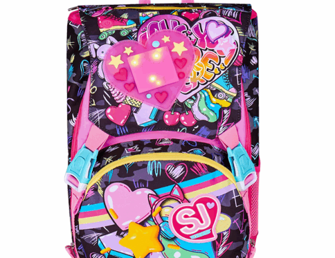 SEVEN Zaino Estensibile Big Game Led Girl