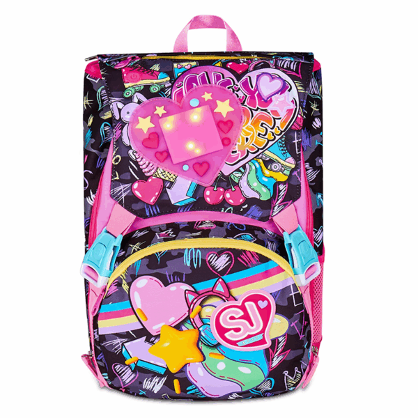 SEVEN Zaino Estensibile Big Game Led Girl
