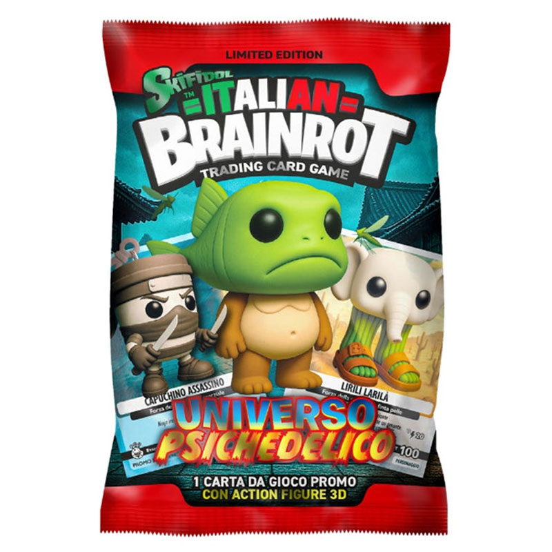 SKIFIDOL Italian Brainrot  Personaggio 3D + Card Promo