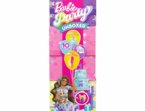 MATTEL Barbie Party Unboxed | Compleanno del Cucciolo con 10 Sorprese | Effetto Cambia Colore