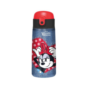 2-SEVEN-Borraccia-Termica-in-Acciaio-con-Cannuccia-460ml---Disney-Minnie