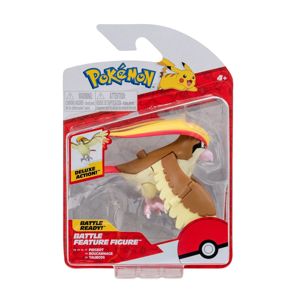 JAZWAREZ Pokemon Battle Ready Deluxe Action Figure | Pidgeot