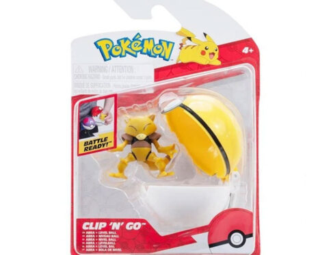 JAZWAREZ Pokemon Clip n Go | Abra e Poke Ball