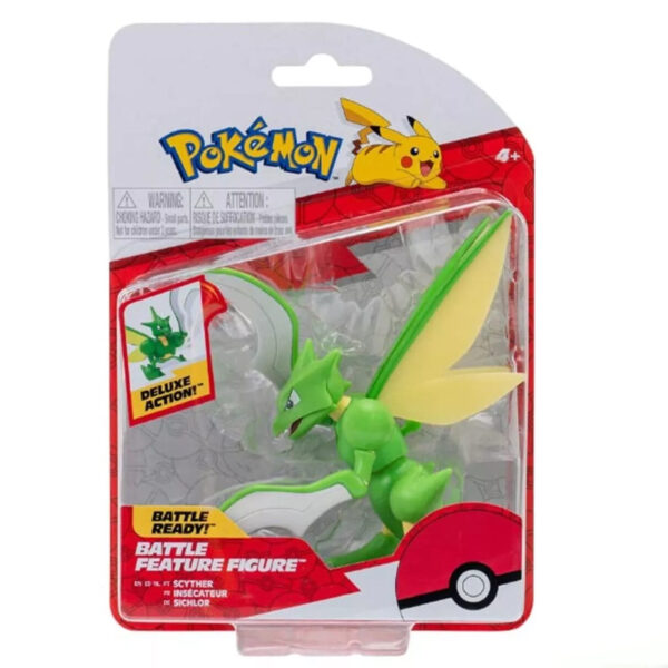 JAZWAREZ Pokemon Battle Ready Deluxe Action Figure | Scyther