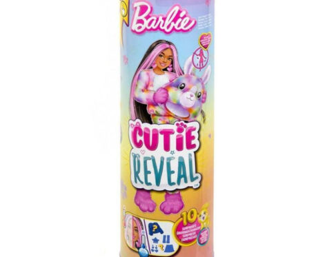 MATTEL Barbie Cutie Reveal – Bambola con Costume di Peluche da Coniglio HRK38