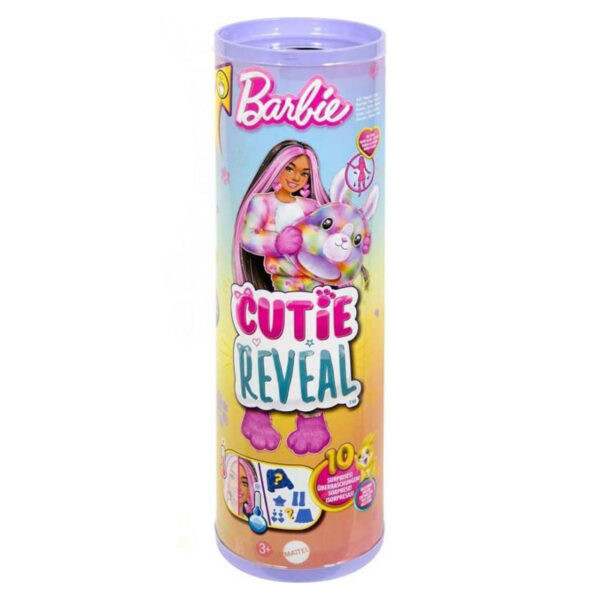 MATTEL Barbie Cutie Reveal - Bambola con Costume di Peluche da Coniglio HRK38