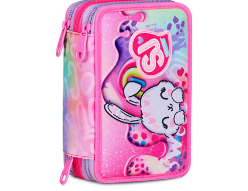 SEVEN SJ Ever Astuccio 3 Zip Tinypatch Coniglietto Girl