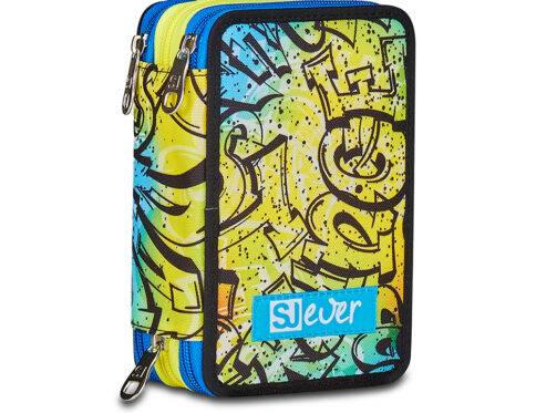SEVEN SJ Ever Astuccio 3 Zip Writer Boy