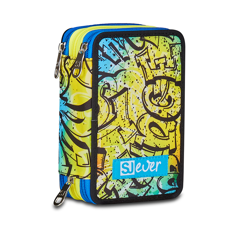 SEVEN SJ Ever Astuccio 3 Zip Writer Boy