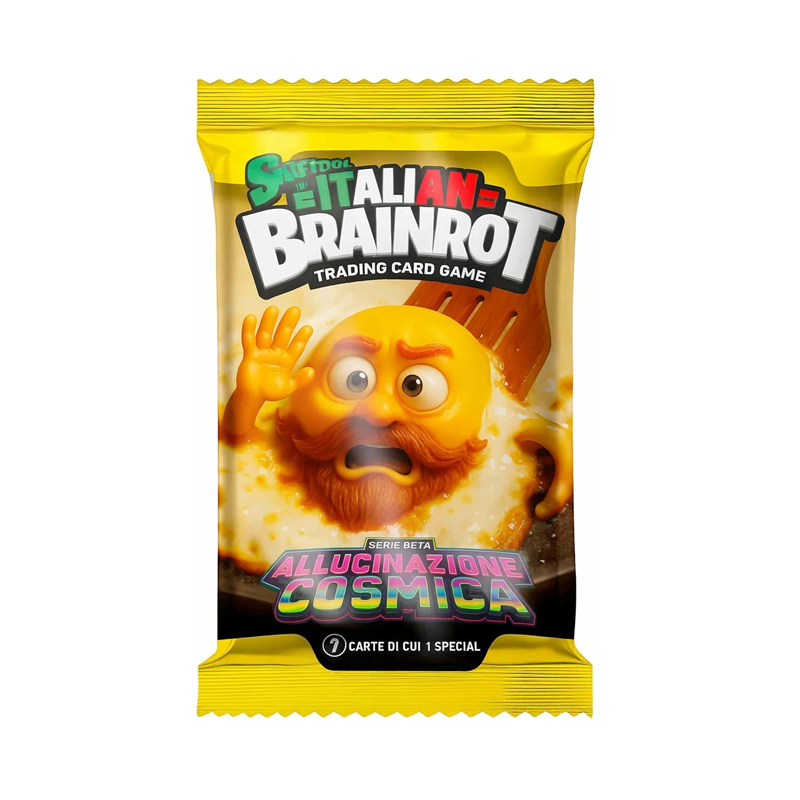 SKIFIDOL Italian Brainrot | Allucinaziona Cosmica | Bustina da 7 Carte | Seconda Serie