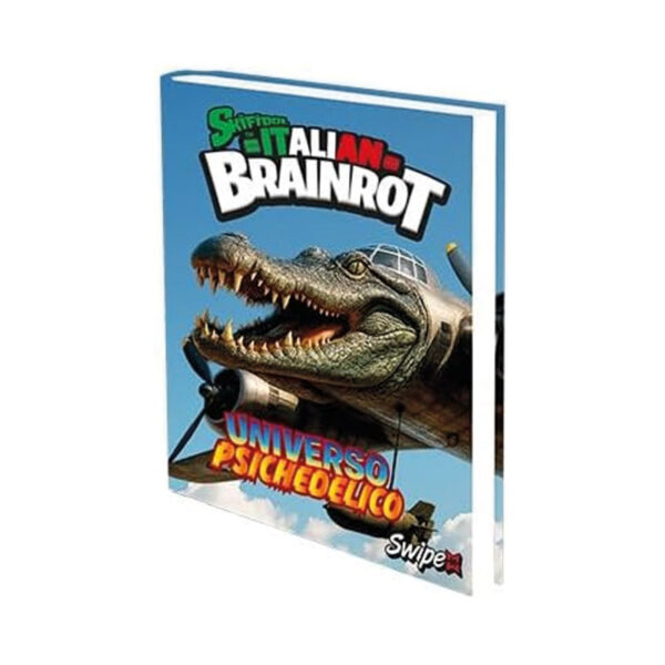 SWIPE Italian Brainrot Diario 12 Mesi 416 Pagine con 2 Card da Collezione | Bombardiro Croccodillo