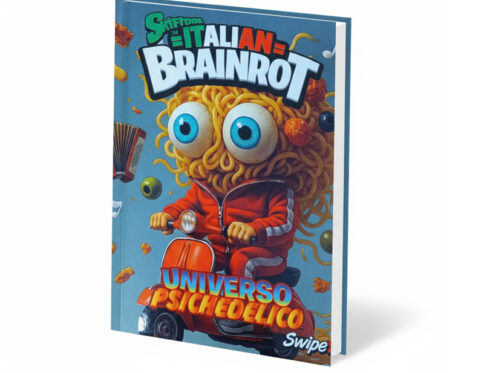 SWIPE Italian Brainrot Diario 12 Mesi 416 Pagine con 2 Card da Collezione | Bungoletti Spaghettini