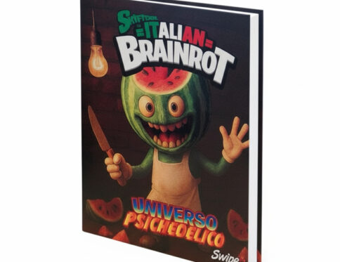SWIPE Italian Brainrot Diario 12 Mesi 416 Pagine con 2 Card da Collezione | Dissatrullo Canniballo