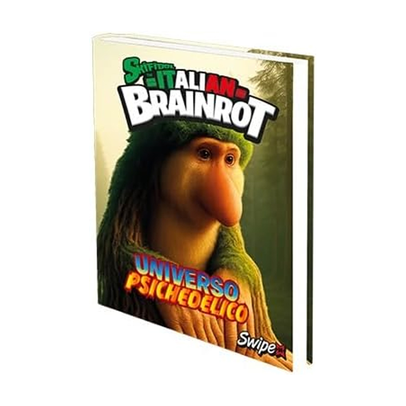 SWIPE Italian Brainrot Diario 12 Mesi 416 Pagine con 2 Card da Collezione | Brr Brr Patapim