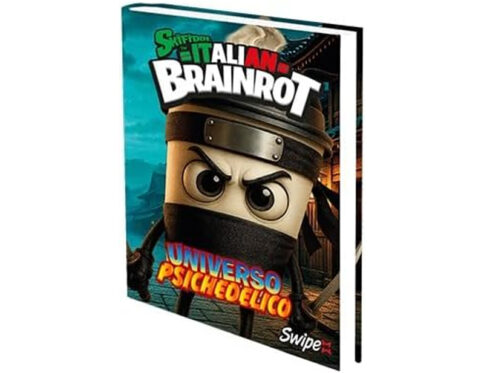SWIPE Italian Brainrot Diario 12 Mesi 416 Pagine con 2 Card da Collezione | Cappuccino Assassino