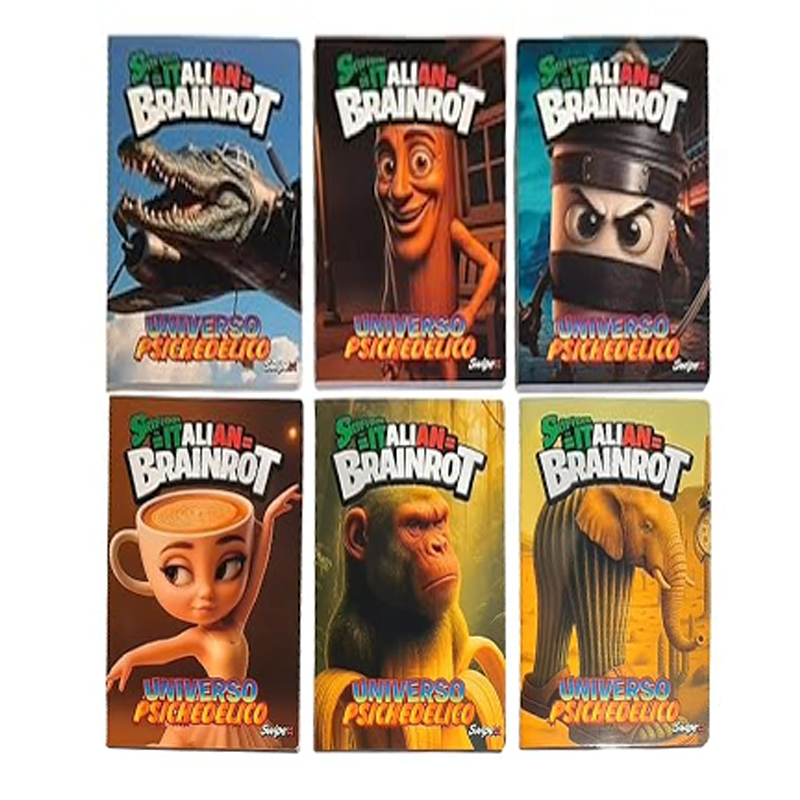 SWIPE Italian Brainrot | Set 6 Quadernoni | Rigo A