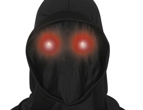 Cappuccio della Morte con LED negli Occhi