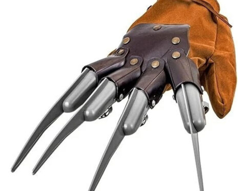Accessori Guanti con Artigli in Plastica in stile Freddy Krueger