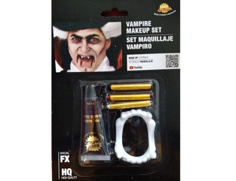 Set Makeup + Denti in Plastica da Vampiro
