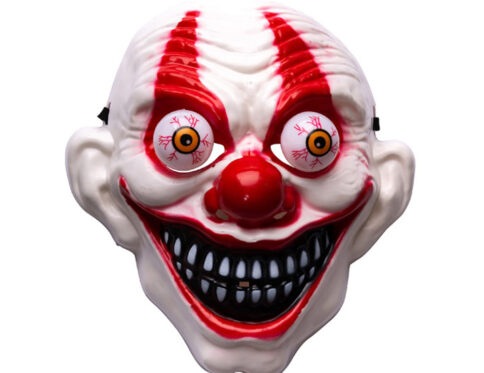 Maschera da Clown Horror on Occhi Sporgenti