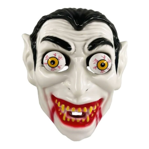 Maschera Halloween Dracula con Occhi di Fuori