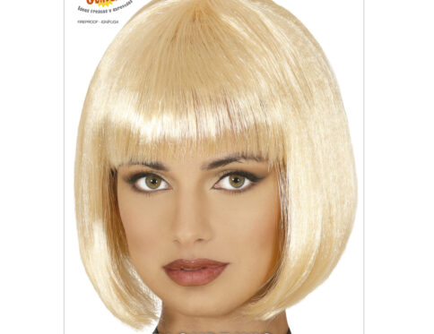 Parrucca Bionda Caschetto in stile Raffaella Carrà