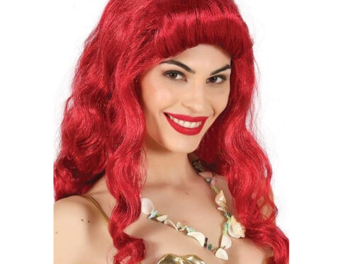 Parrucca Rossa in stile la Sirenetta