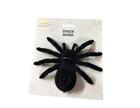 Ragno Nero in Plastica Halloween