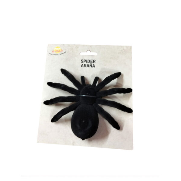 Ragno Nero in Plastica Halloween