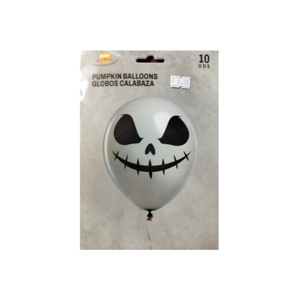 Set 10 Palloncini Fantasma Bianchi 30 cm – Decorazioni Halloween