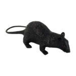 Ratto Elastico in Gomma con Coda Lunga