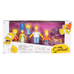 JAKKS The Simpsons set famiglia | Homer, Marge, Bart, Lisa, Maggie, Piccolo aiutante di Babbo Natale e Palla di neve