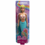 MATTEL Barbie Sirena con Capelli Colorati Blu e Gialli