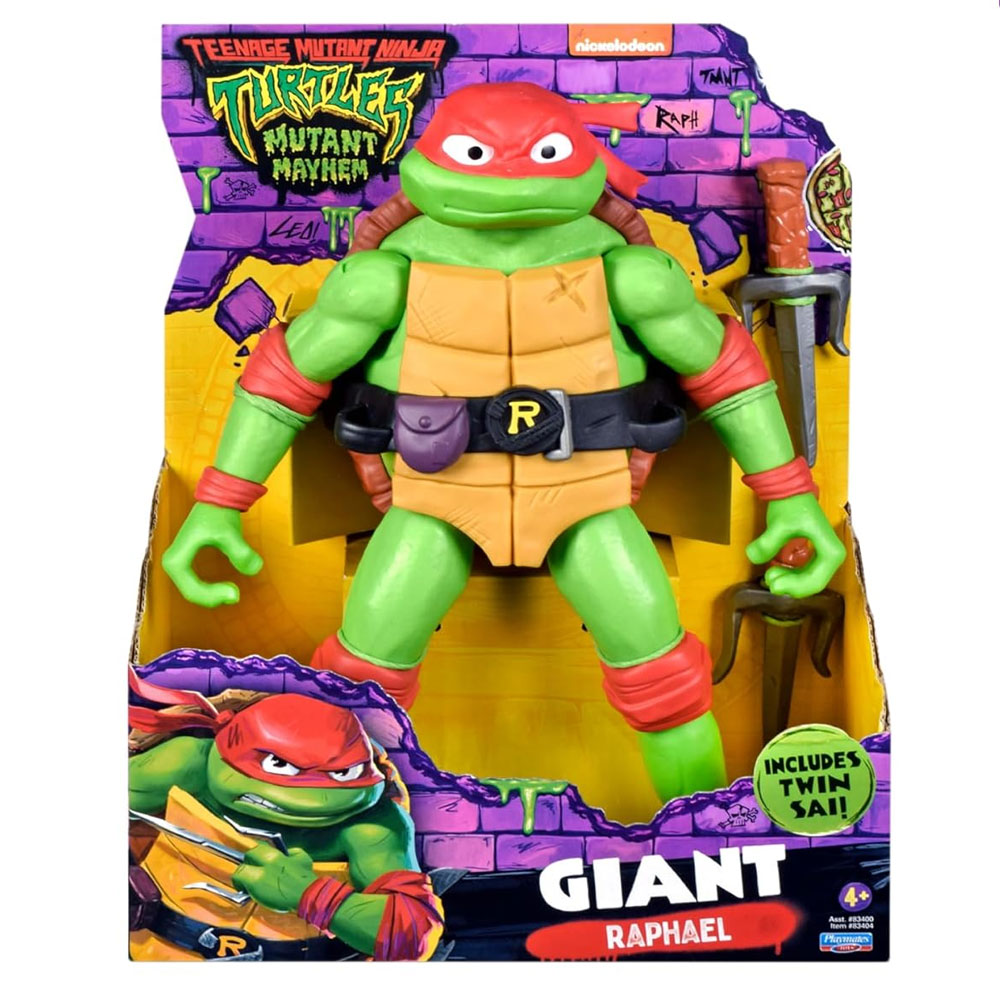 GIOCHI PREZIOSI Tartarughe Ninja Mutant Mayhem Raffaello 30 cm