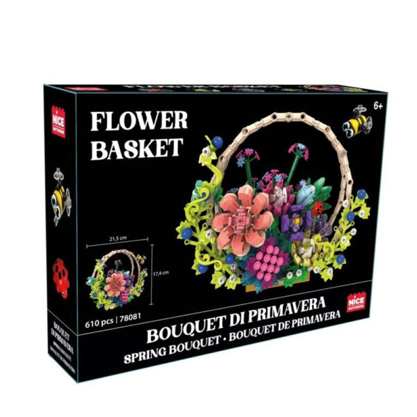 NICE GROUP Flower Mattoncini Bouquet di Primavera