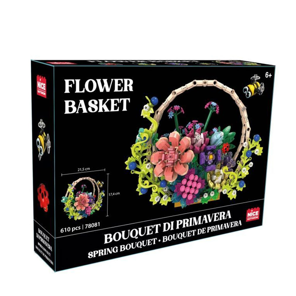 NICE GROUP Flower Mattoncini Bouquet di Primavera