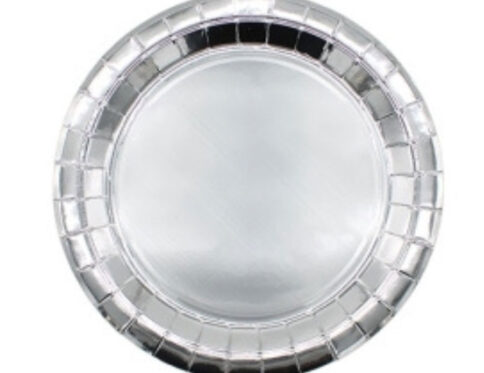 Piatti Lucidi Argento 24cm – 15 pz