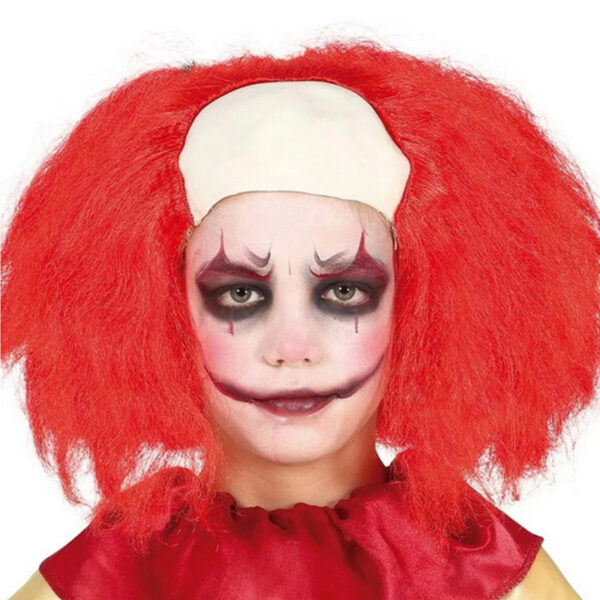 Parrucca Rossa Pagliaccio Clown Carnevale