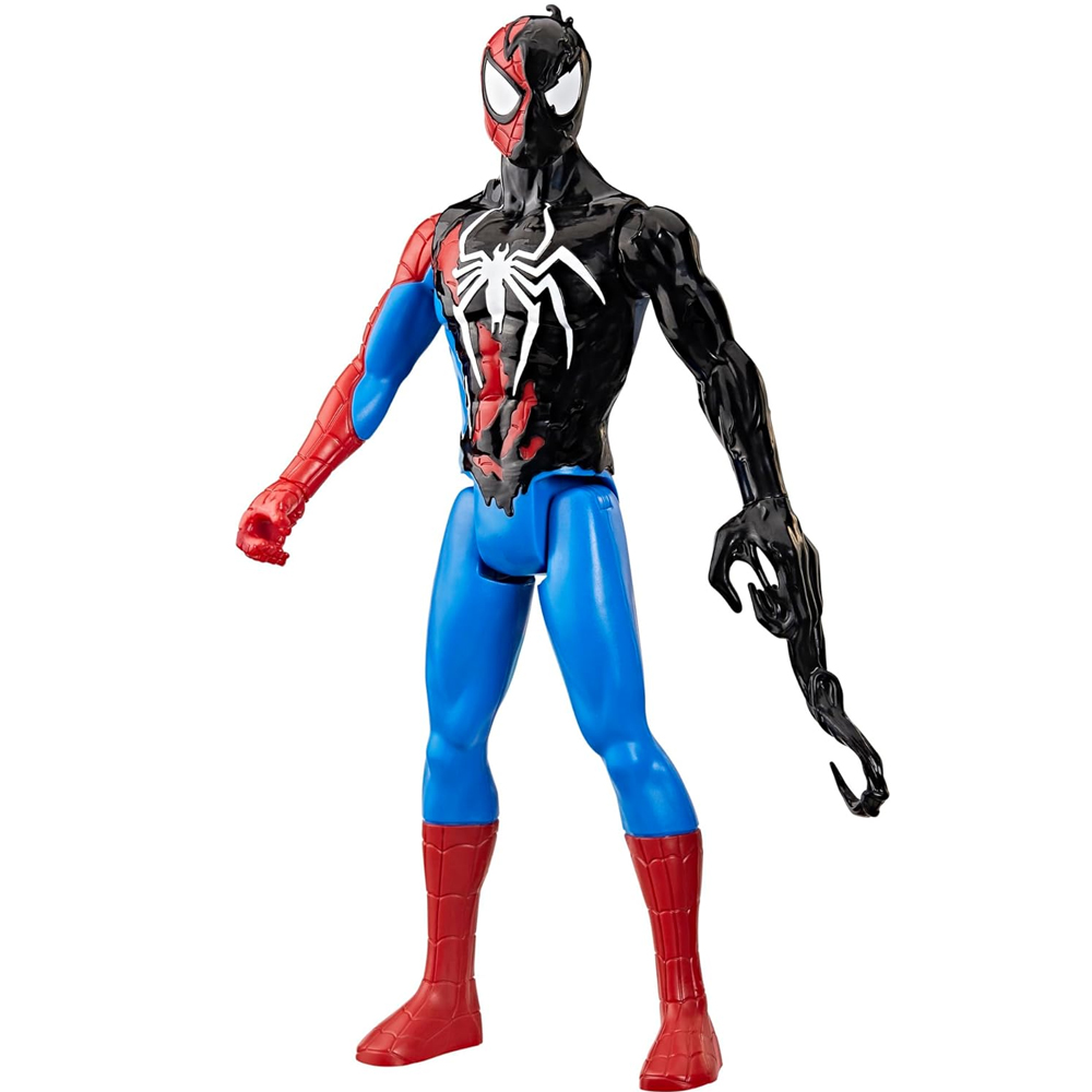 2-HASBRO-Marvel-Venomized-Spiderman-personaggio-snodabile-30-cm