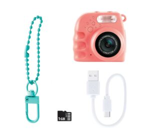 2-PHOTO-CREATOR-Mini-Fotocamera-Digitale-Rosa-Instant-1GB-SD-Card-Ricaricabile-6-Colori-Disponibili