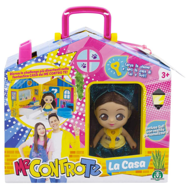 GIOCHI PREZIOSI Me Contro Te La Casa Portatile di Sofì e Luì con Mini Doll e Accessori 12cm