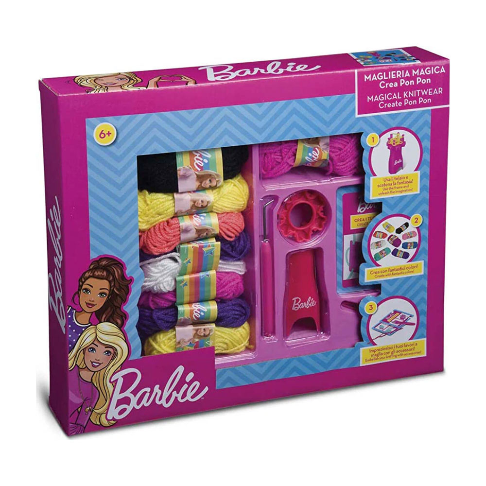 GRANDI GIOCHI Barbie Crea Pon Pon