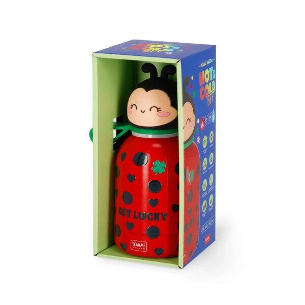 LEGAMI Borraccia Termica Hot&Cold BFF GEt Lucky Coccinella 310 ml