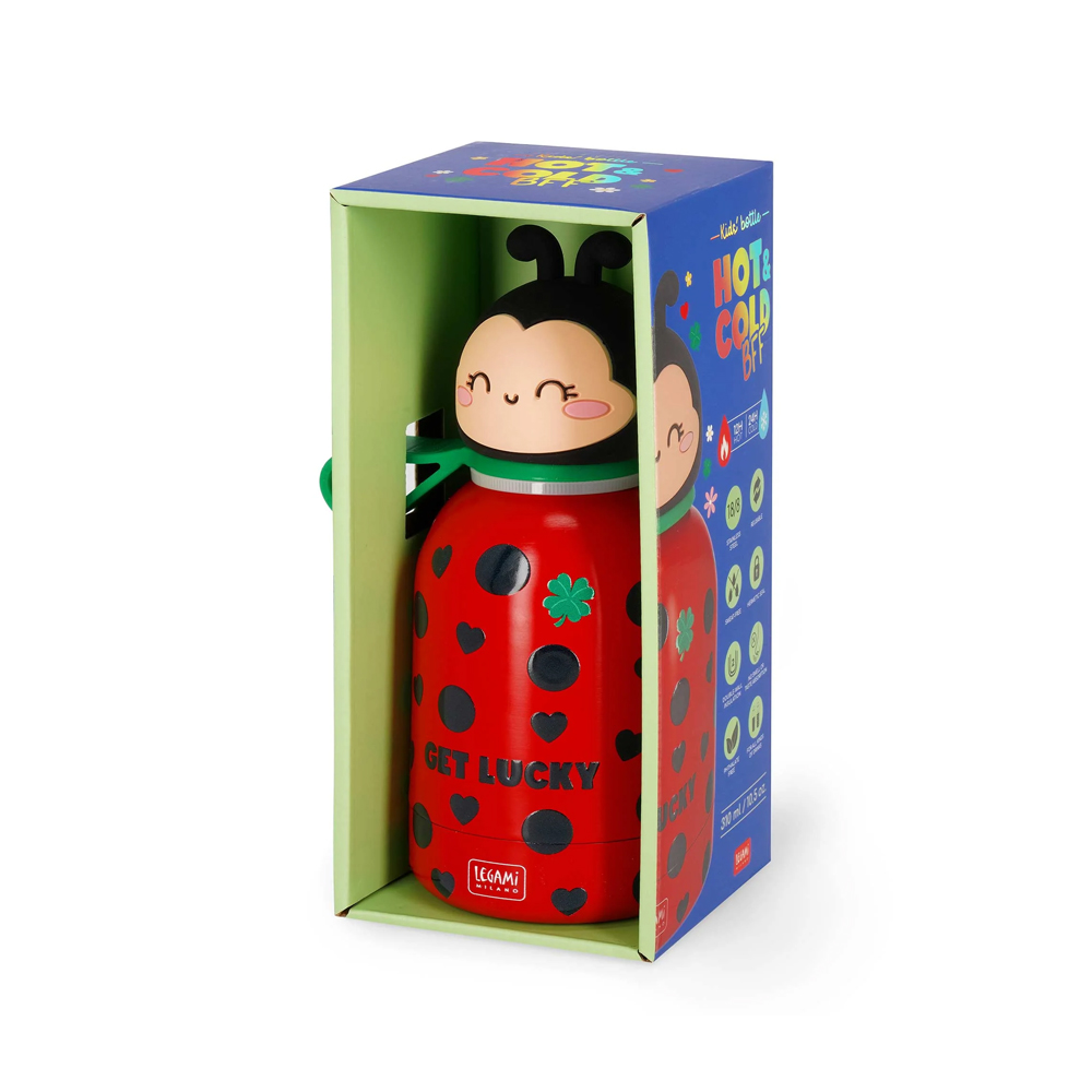 LEGAMI Borraccia Termica Hot&Cold BFF GEt Lucky Coccinella 310 ml